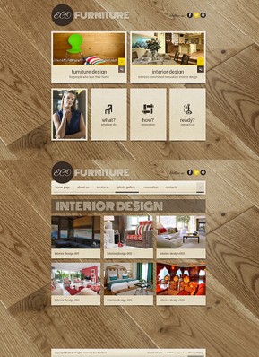 Interior Furniture HTML5 template ID: 300111693