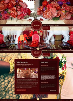 Indian Wedding HTML5 template ID: 300111725