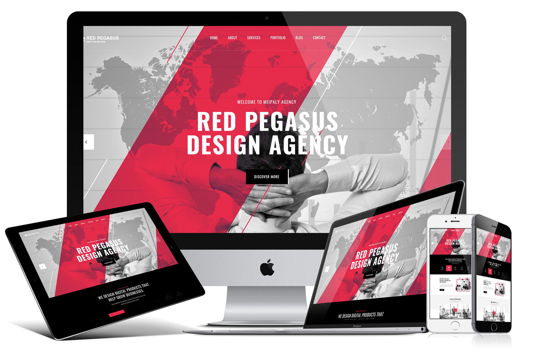 Red Pegasus bootstrap template