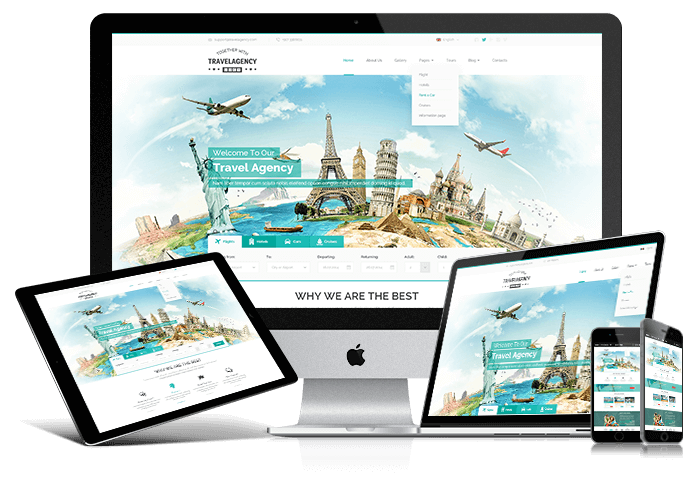 Travel Agency WordPress theme